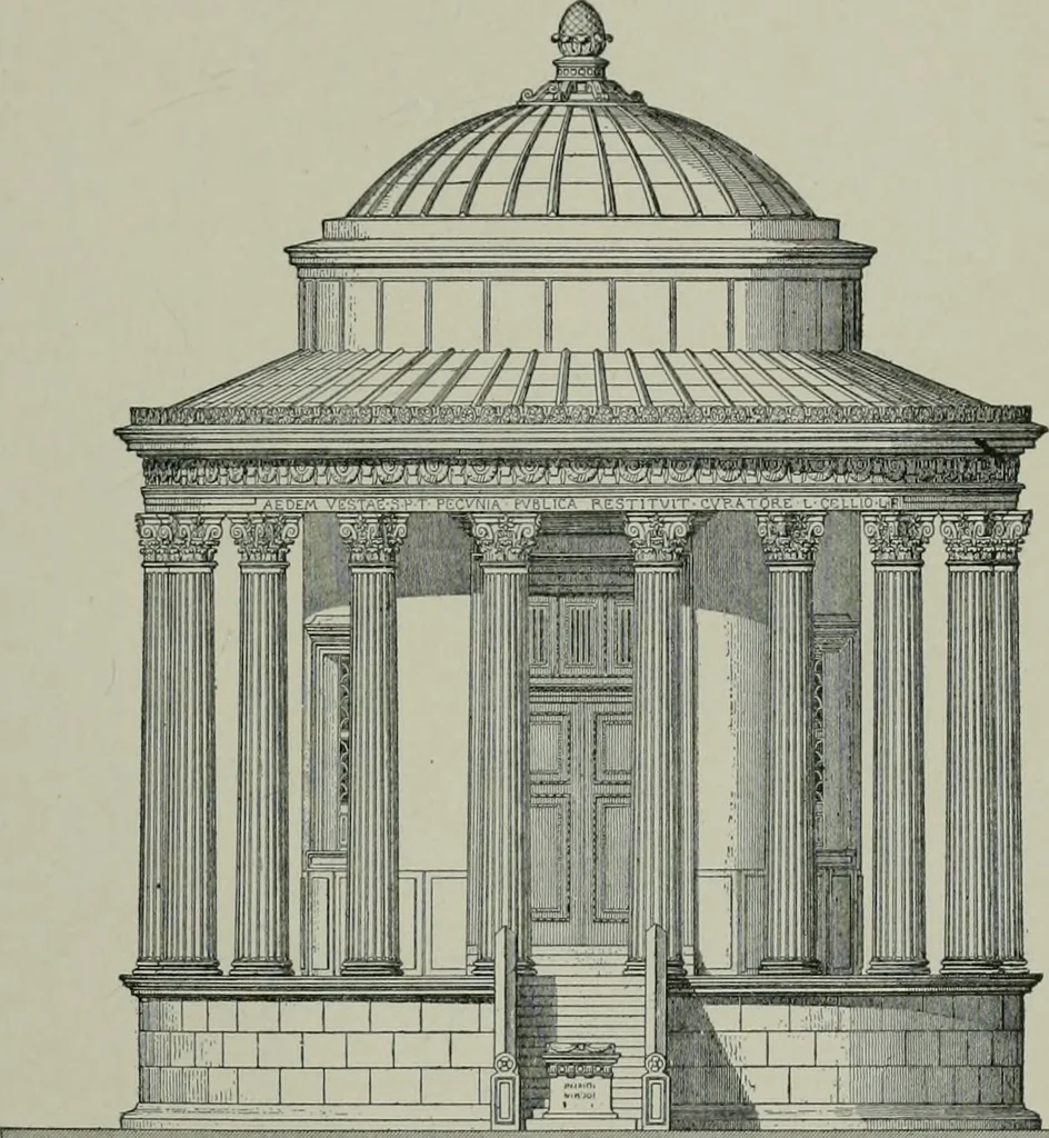 An illustration from A dictionary of architecture and building; biographical, historical and descriptive, 1901, leaf 456