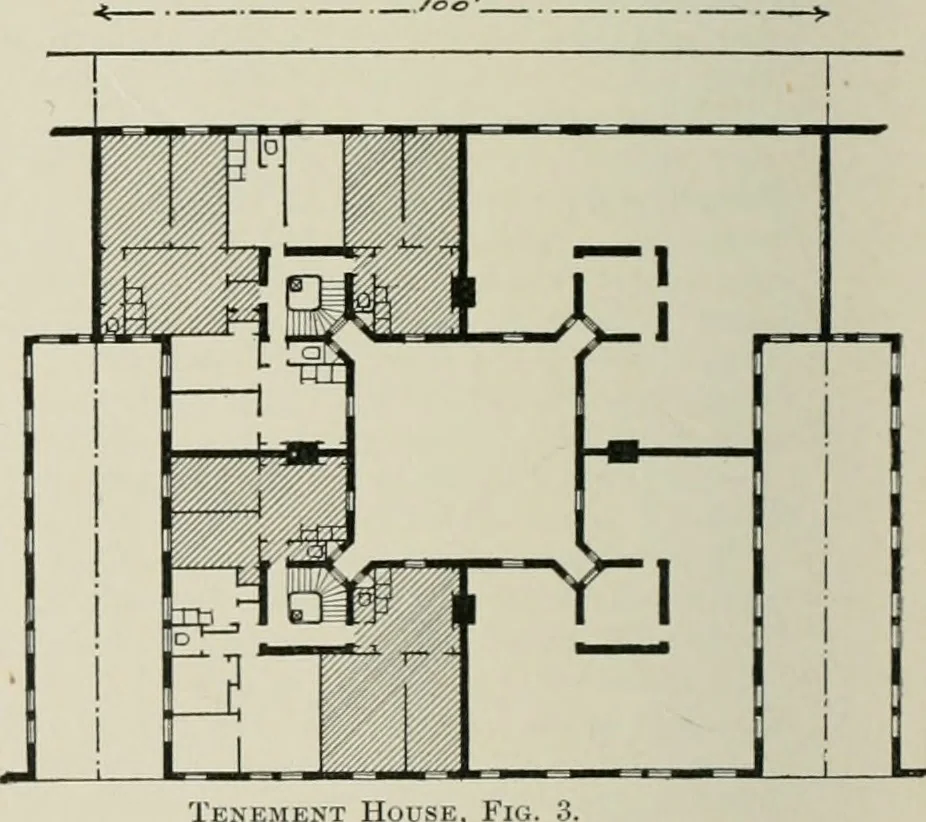 An illustration from A dictionary of architecture and building; biographical, historical and descriptive, 1901, leaf 465