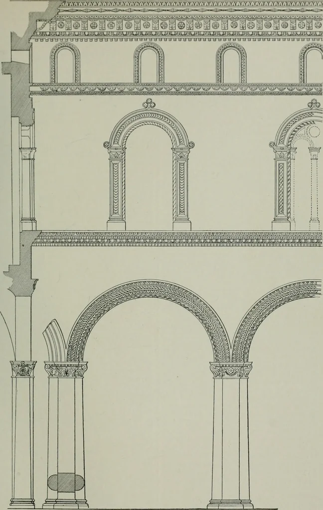 An illustration from A dictionary of architecture and building; biographical, historical and descriptive, 1901, leaf 468