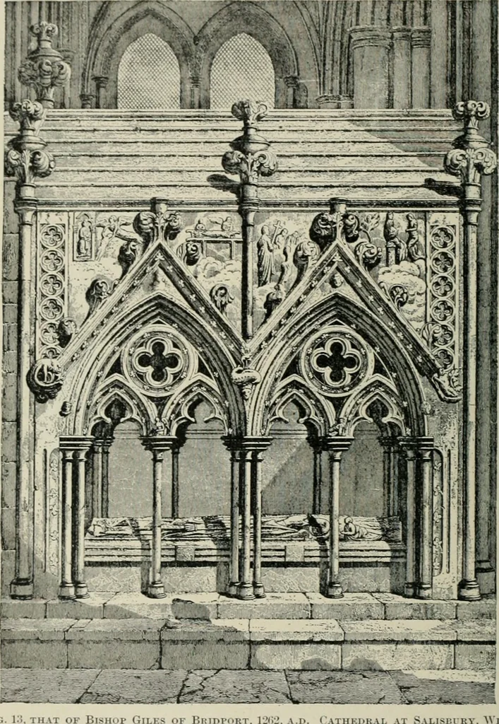 An illustration from A dictionary of architecture and building; biographical, historical and descriptive, 1901, leaf 491