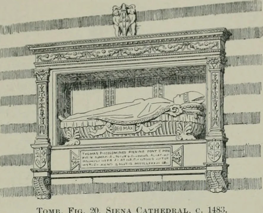 An illustration from A dictionary of architecture and building; biographical, historical and descriptive, 1901, leaf 496