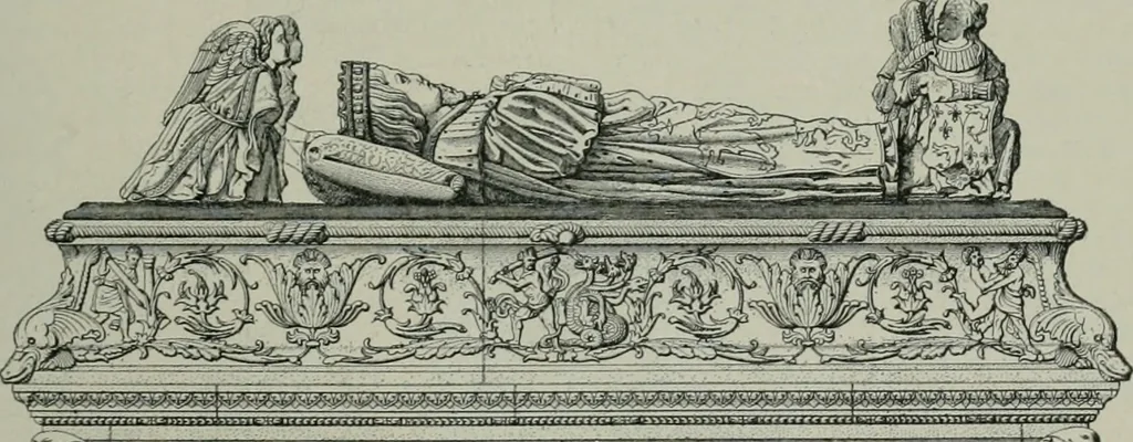 An illustration from A dictionary of architecture and building; biographical, historical and descriptive, 1901, leaf 496