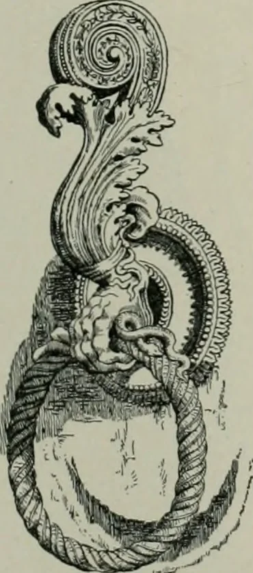An illustration from A dictionary of architecture and building; biographical, historical and descriptive, 1901, leaf 498