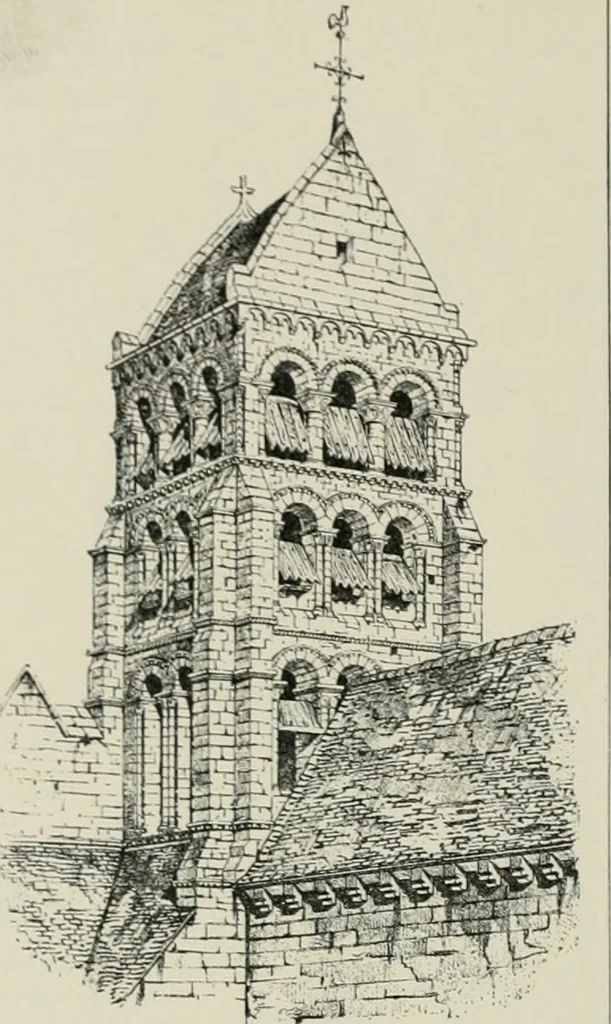 An illustration from A dictionary of architecture and building; biographical, historical and descriptive, 1901, leaf 499
