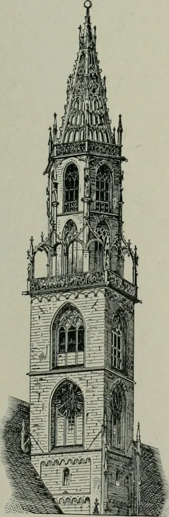 An illustration from A dictionary of architecture and building; biographical, historical and descriptive, 1901, leaf 500