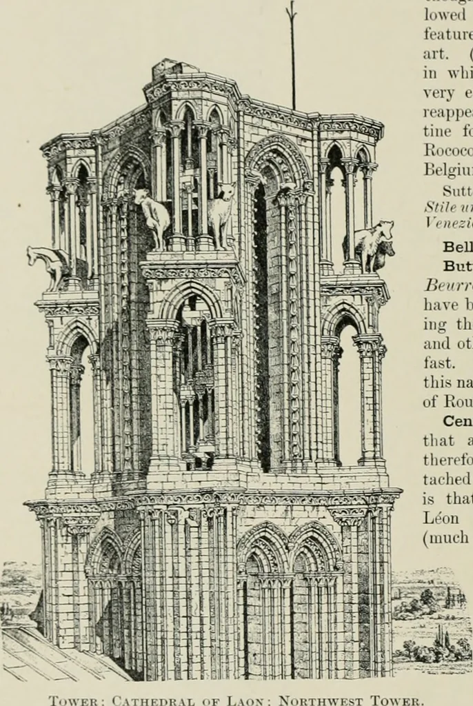 An illustration from A dictionary of architecture and building; biographical, historical and descriptive, 1901, leaf 501