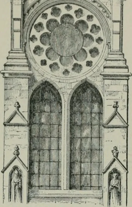 An illustration from A dictionary of architecture and building; biographical, historical and descriptive, 1901, leaf 504