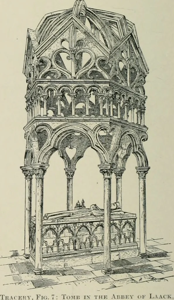 An illustration from A dictionary of architecture and building; biographical, historical and descriptive, 1901, leaf 505