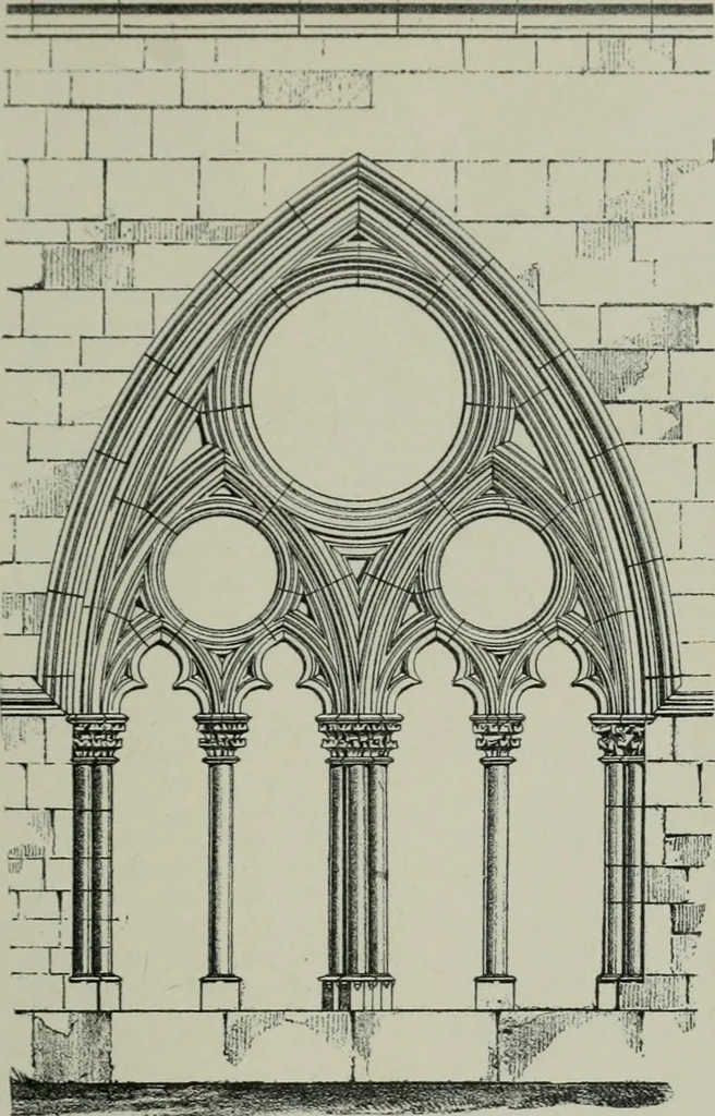 An illustration from A dictionary of architecture and building; biographical, historical and descriptive, 1901, leaf 506
