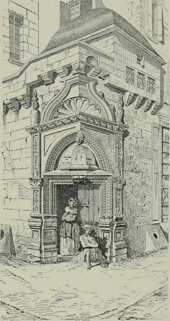 An illustration from A dictionary of architecture and building; biographical, historical and descriptive, 1901, leaf 516