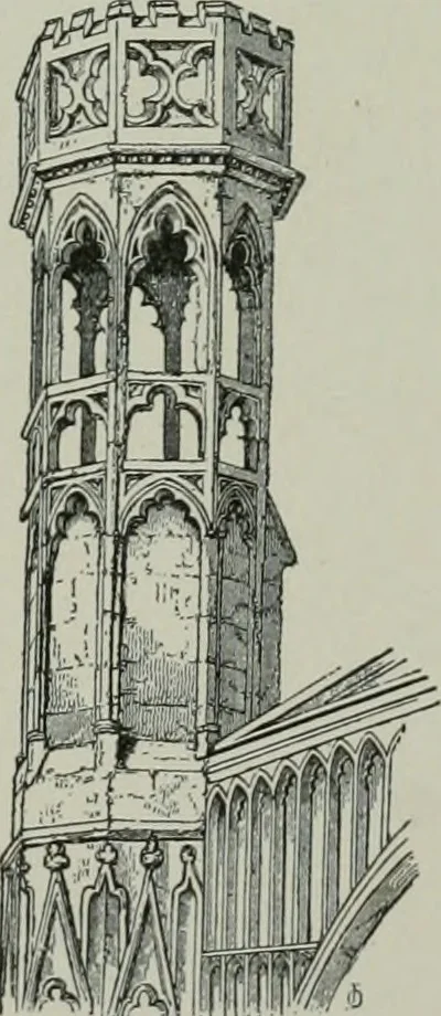 An illustration from A dictionary of architecture and building; biographical, historical and descriptive, 1901, leaf 528