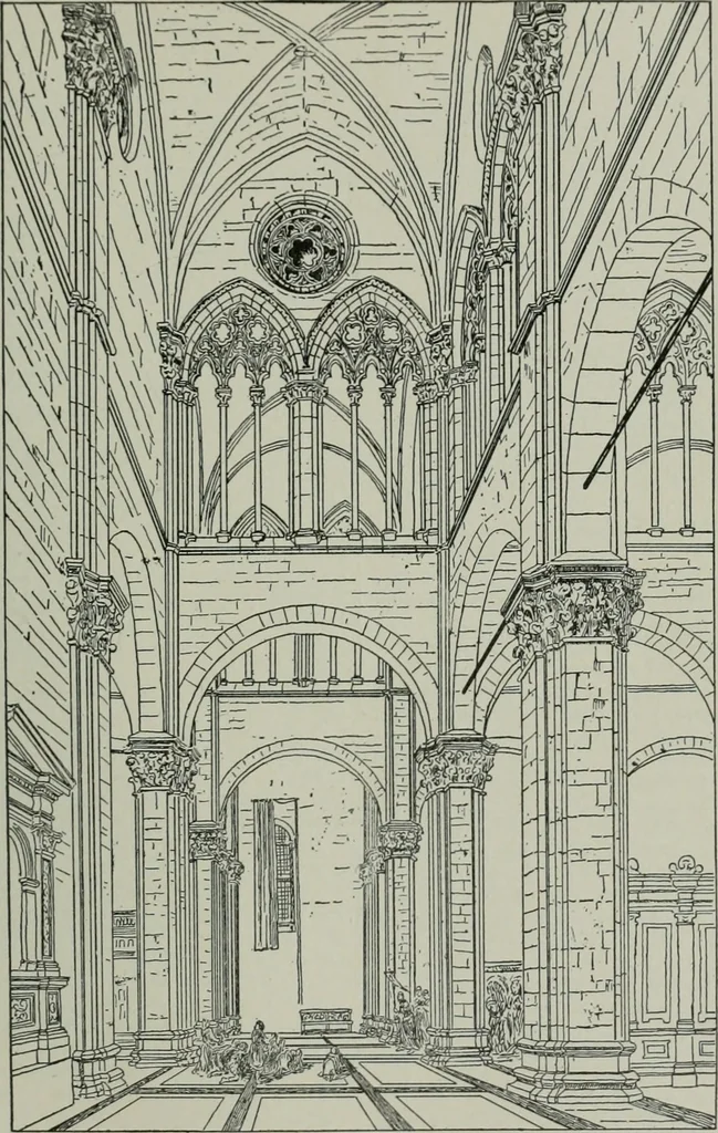 An illustration from A dictionary of architecture and building; biographical, historical and descriptive, 1901, leaf 530