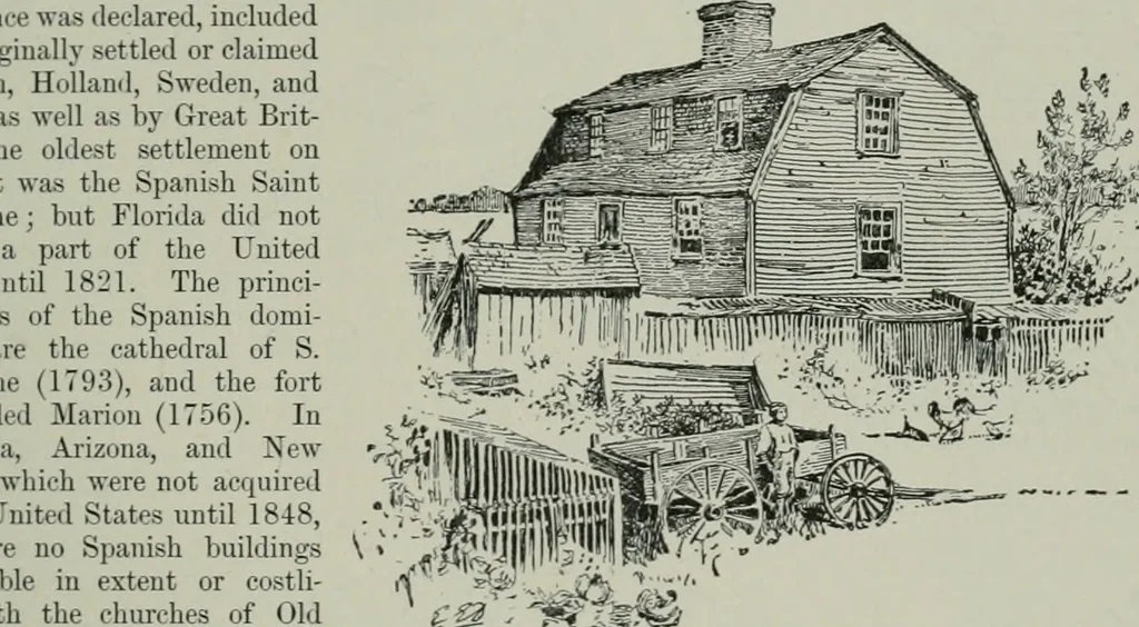 An illustration from A dictionary of architecture and building; biographical, historical and descriptive, 1901, leaf 534
