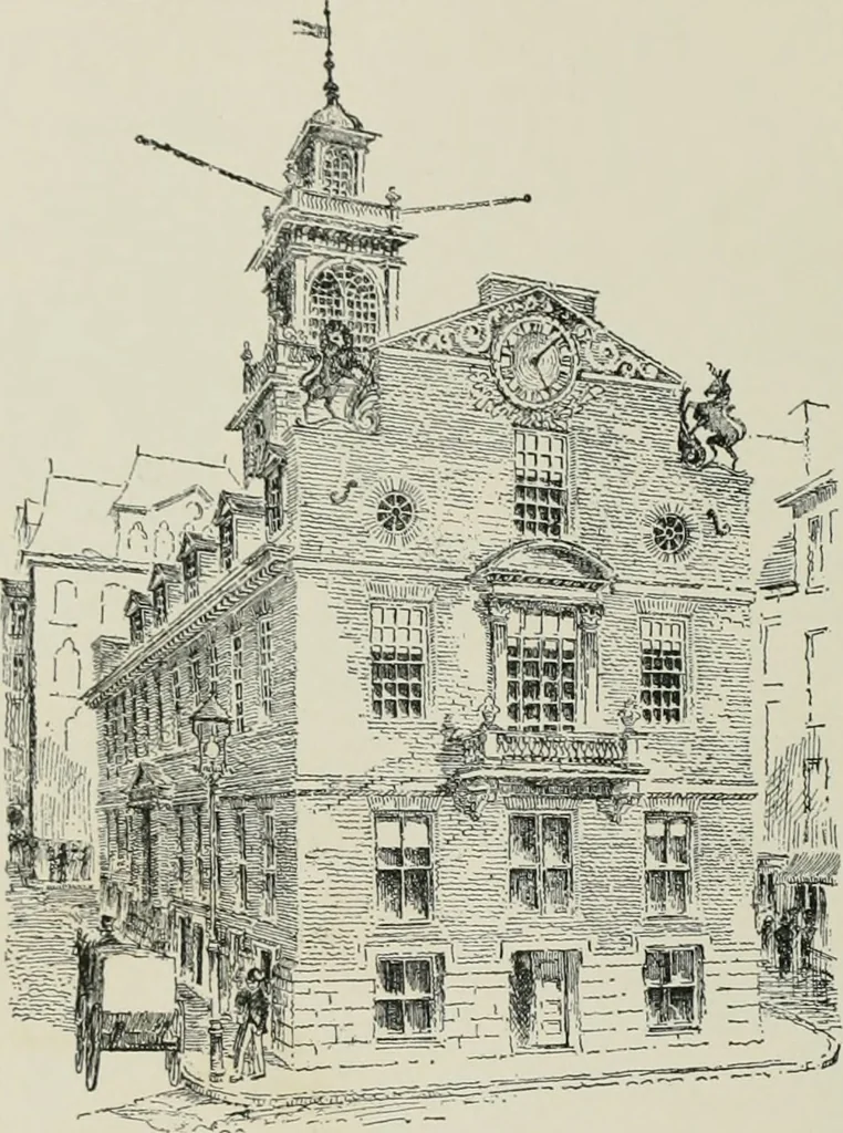 An illustration from A dictionary of architecture and building; biographical, historical and descriptive, 1901, leaf 537