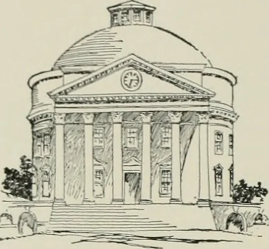 An illustration from A dictionary of architecture and building; biographical, historical and descriptive, 1901, leaf 541