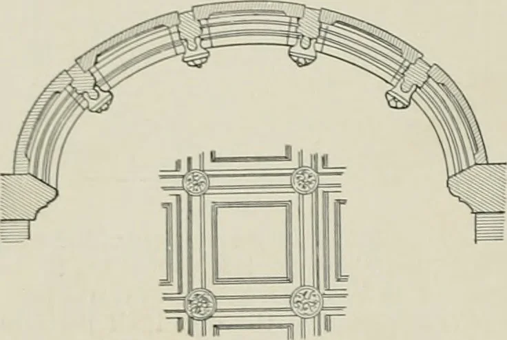 An illustration from A dictionary of architecture and building; biographical, historical and descriptive, 1901, leaf 563