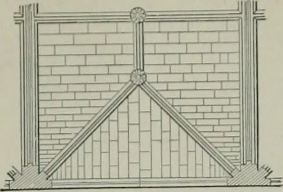 An illustration from A dictionary of architecture and building; biographical, historical and descriptive, 1901, leaf 564