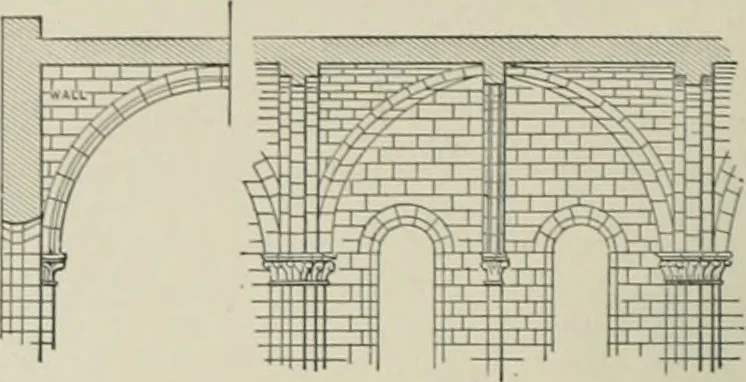 An illustration from A dictionary of architecture and building; biographical, historical and descriptive, 1901, leaf 565