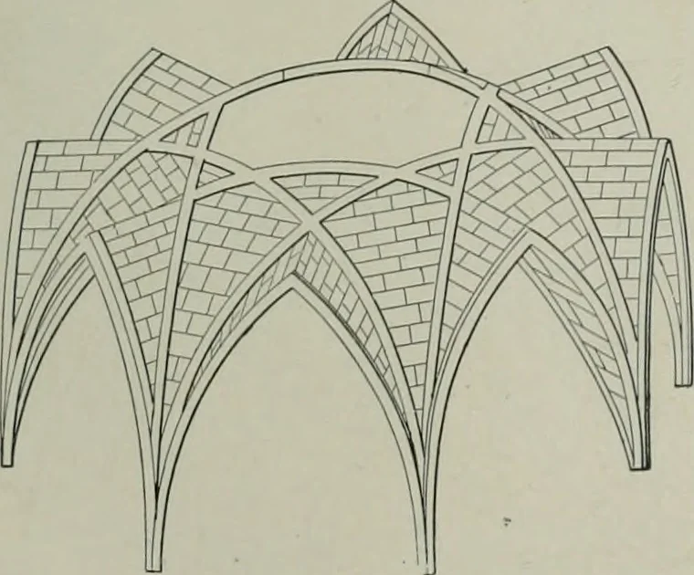 An illustration from A dictionary of architecture and building; biographical, historical and descriptive, 1901, leaf 568