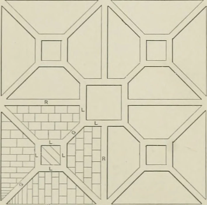 An illustration from A dictionary of architecture and building; biographical, historical and descriptive, 1901, leaf 569
