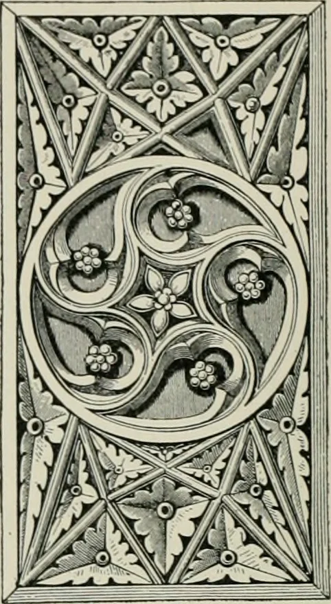 An illustration from A dictionary of architecture and building; biographical, historical and descriptive, 1901, leaf 57