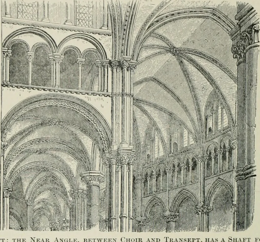 An illustration from A dictionary of architecture and building; biographical, historical and descriptive, 1901, leaf 575