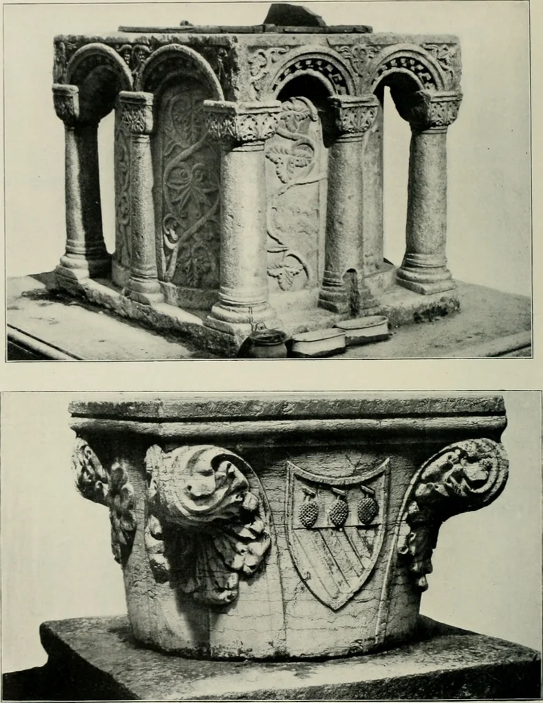 An illustration from A dictionary of architecture and building; biographical, historical and descriptive, 1901, leaf 581
