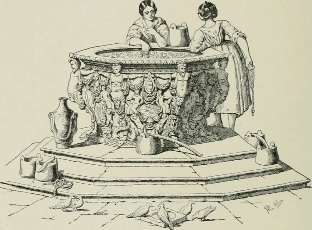 An illustration from A dictionary of architecture and building; biographical, historical and descriptive, 1901, leaf 583