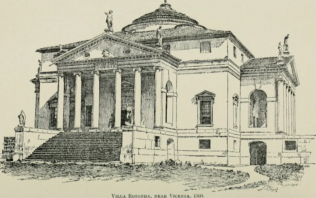 An illustration from A dictionary of architecture and building; biographical, historical and descriptive, 1901, leaf 593