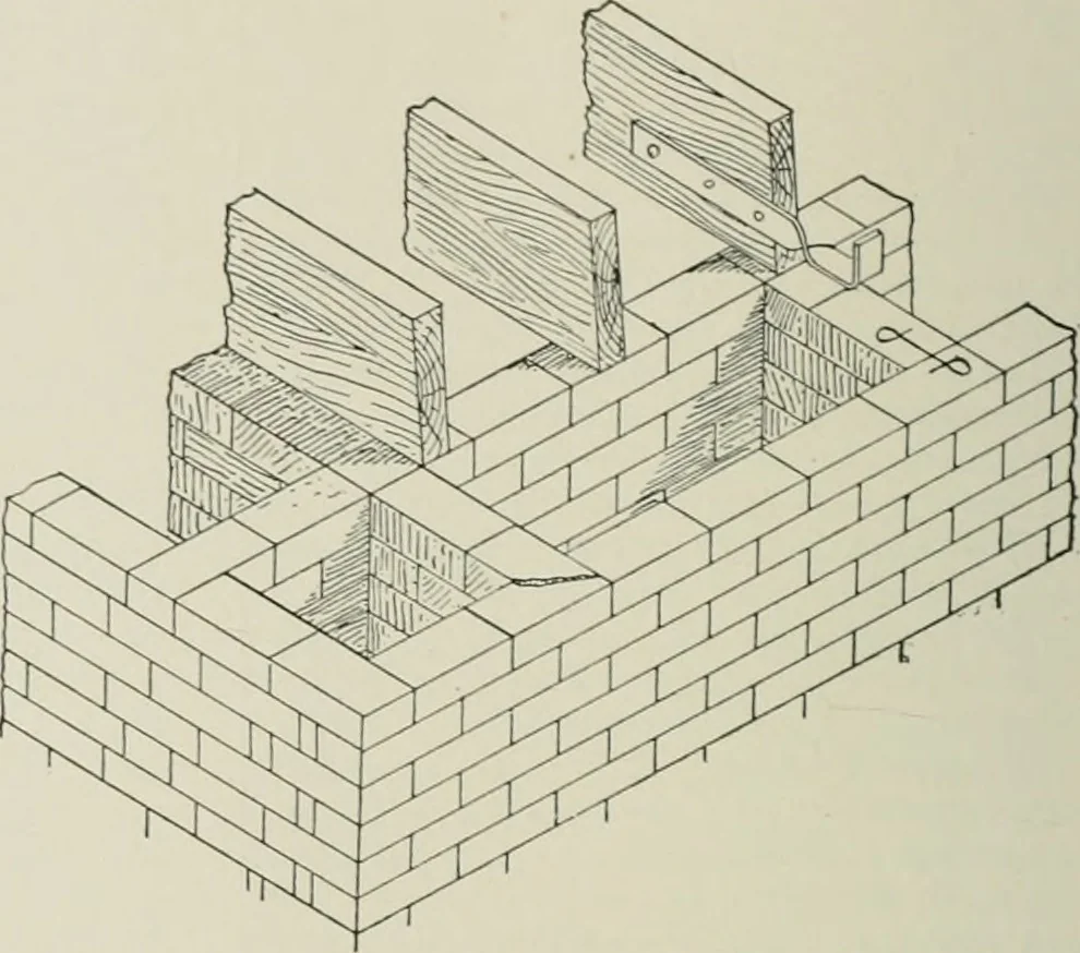 An illustration from A dictionary of architecture and building; biographical, historical and descriptive, 1901, leaf 599