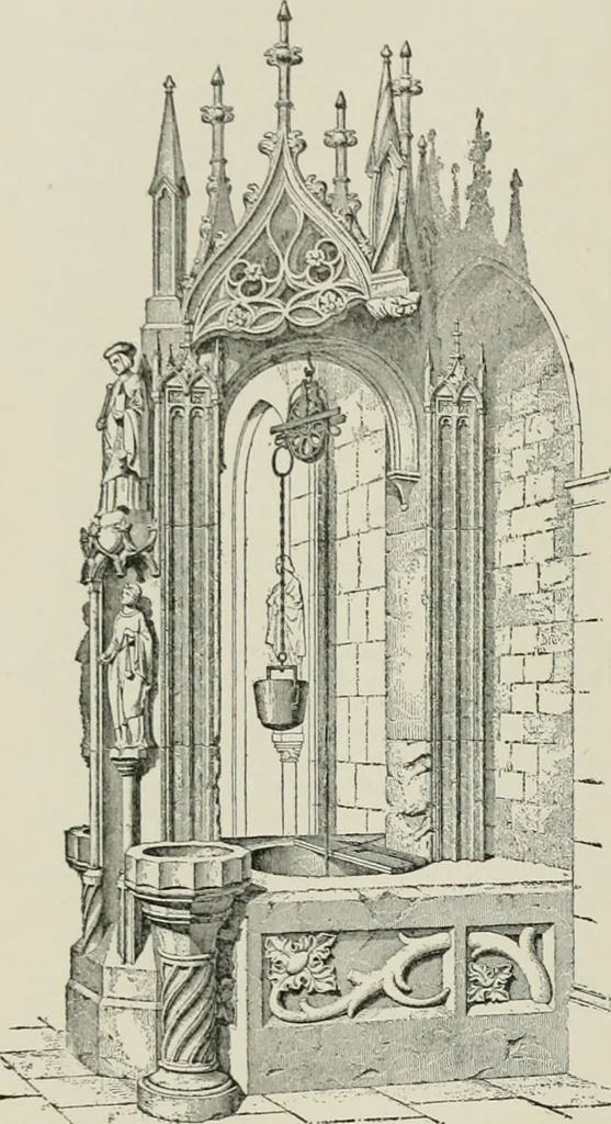 An illustration from A dictionary of architecture and building; biographical, historical and descriptive, 1901, leaf 607