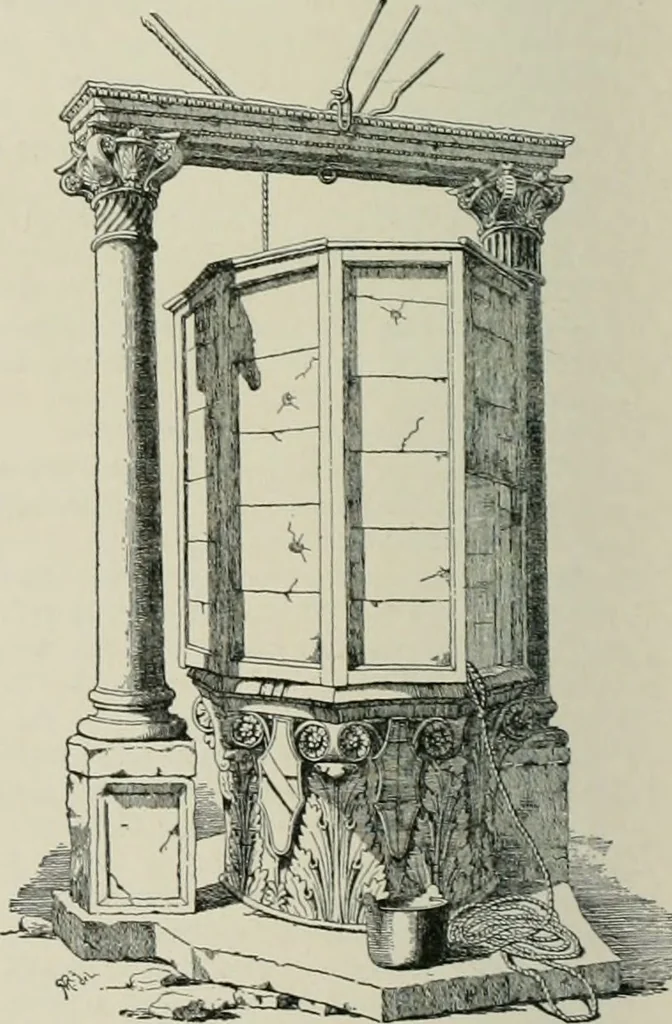 An illustration from A dictionary of architecture and building; biographical, historical and descriptive, 1901, leaf 607