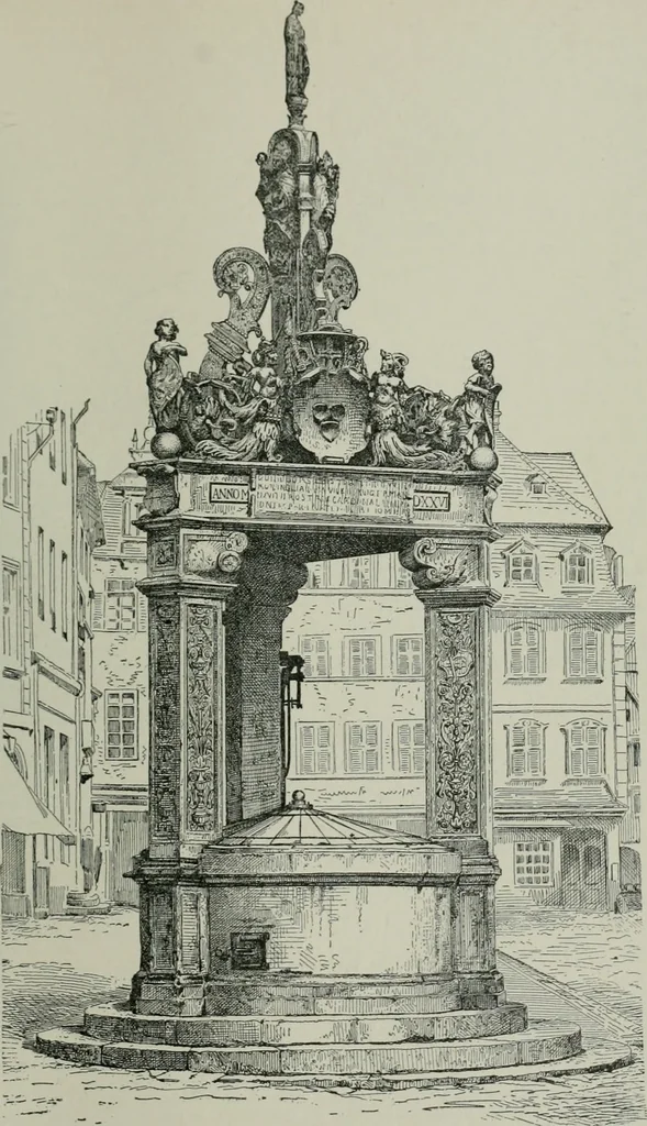 An illustration from A dictionary of architecture and building; biographical, historical and descriptive, 1901, leaf 608
