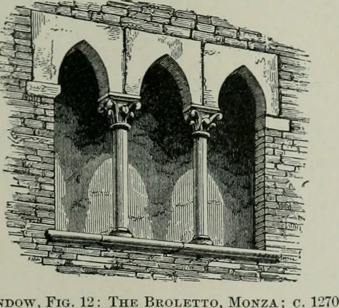 An illustration from A dictionary of architecture and building; biographical, historical and descriptive, 1901, leaf 620