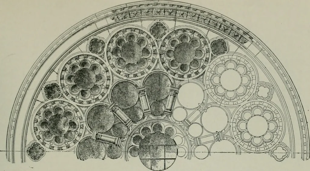 An illustration from A dictionary of architecture and building; biographical, historical and descriptive, 1901, leaf 638
