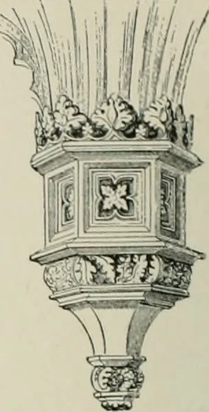 An illustration from A dictionary of architecture and building; biographical, historical and descriptive, 1901, leaf 73