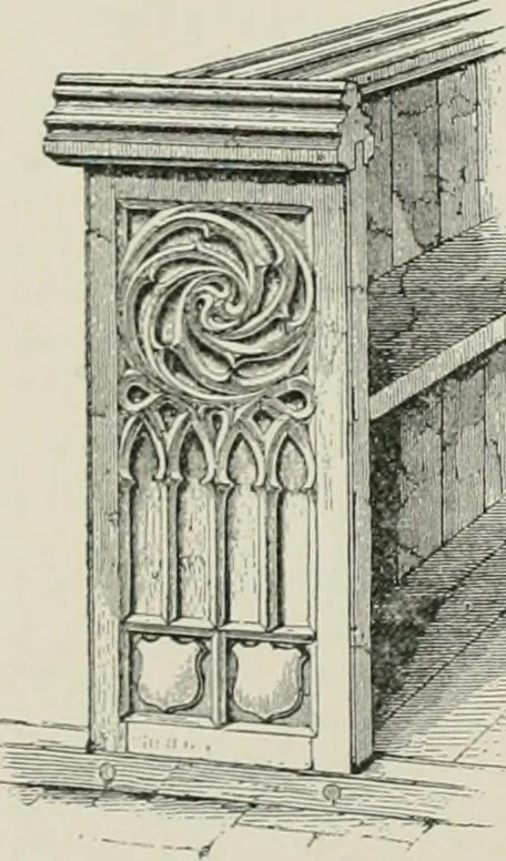 An illustration from A dictionary of architecture and building; biographical, historical and descriptive, 1901, leaf 95