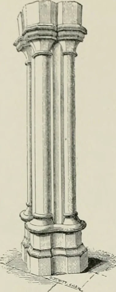 An illustration from A dictionary of architecture and building; biographical, historical and descriptive, 1901, leaf 99
