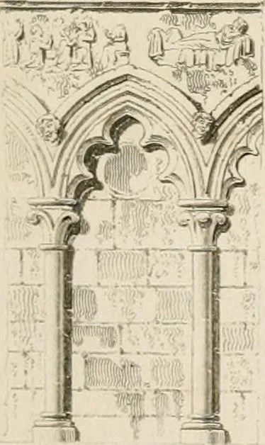 An illustration from A dictionary of the architecture and archaeology of the Middle Ages : including words used by ancient and modern authors in treating of architectural and other antiquities ... : also, biographical notices of ancient architects, 1838, leaf 529