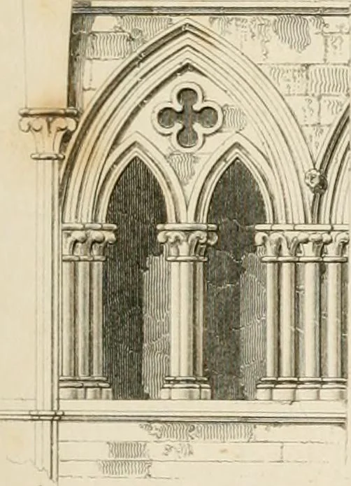 An illustration from A dictionary of the architecture and archaeology of the Middle Ages : including words used by ancient and modern authors in treating of architectural and other antiquities ... : also, biographical notices of ancient architects, 1838, leaf 529