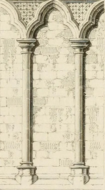 An illustration from A dictionary of the architecture and archaeology of the Middle Ages : including words used by ancient and modern authors in treating of architectural and other antiquities ... : also, biographical notices of ancient architects, 1838, leaf 529