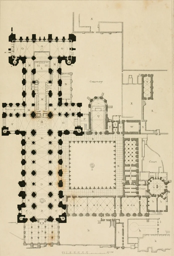 An illustration from A dictionary of the architecture and archaeology of the Middle Ages : including words used by ancient and modern authors in treating of architectural and other antiquities ... : also, biographical notices of ancient architects, 1838, leaf 559