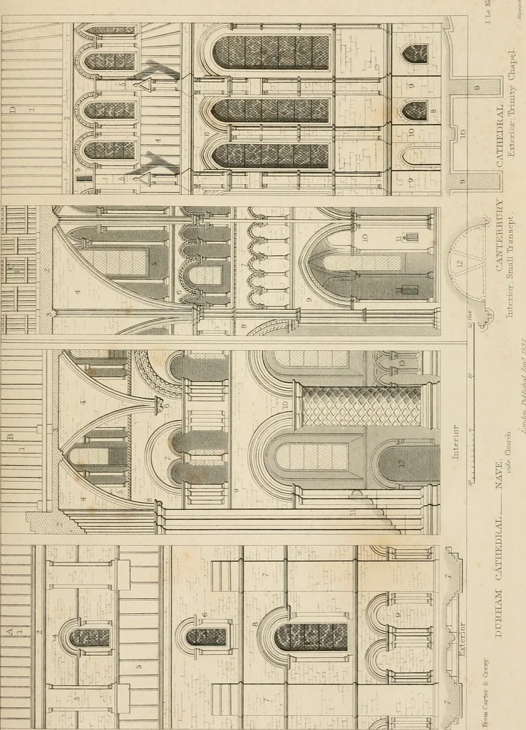 An illustration from A dictionary of the architecture and archaeology of the Middle Ages : including words used by ancient and modern authors in treating of architectural and other antiquities ... : also, biographical notices of ancient architects, 1838, leaf 561