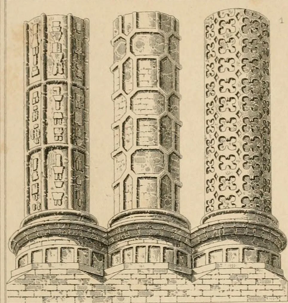 An illustration from A dictionary of the architecture and archaeology of the Middle Ages : including words used by ancient and modern authors in treating of architectural and other antiquities ... : also, biographical notices of ancient architects, 1838, leaf 567