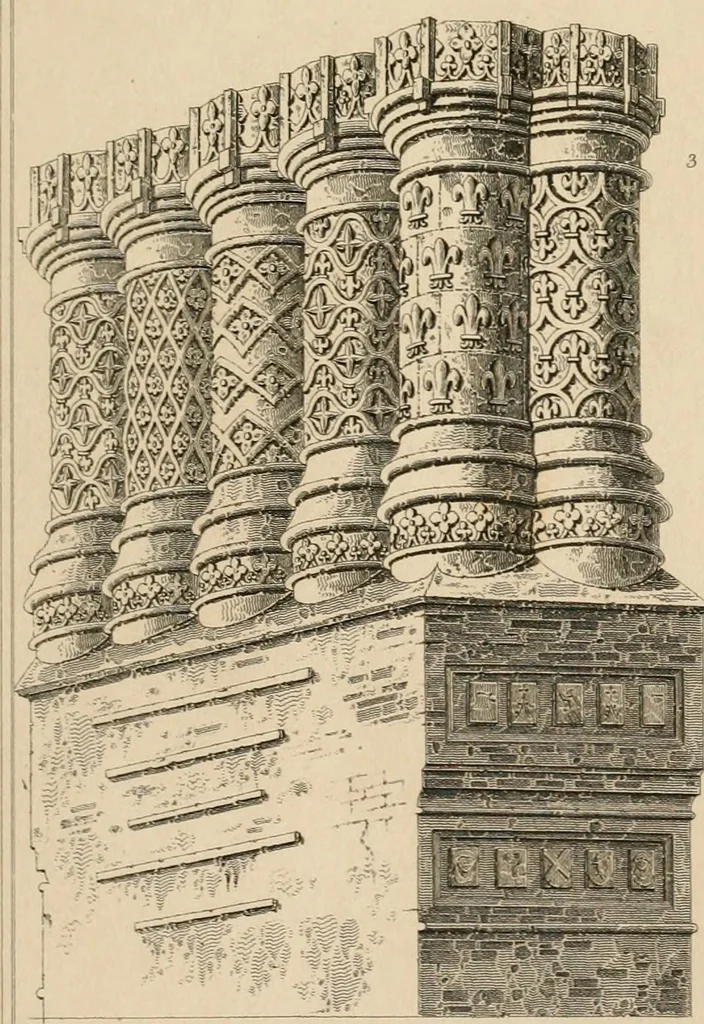An illustration from A dictionary of the architecture and archaeology of the Middle Ages : including words used by ancient and modern authors in treating of architectural and other antiquities ... : also, biographical notices of ancient architects, 1838, leaf 567
