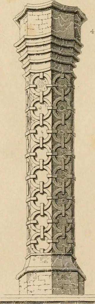 An illustration from A dictionary of the architecture and archaeology of the Middle Ages : including words used by ancient and modern authors in treating of architectural and other antiquities ... : also, biographical notices of ancient architects, 1838, leaf 567