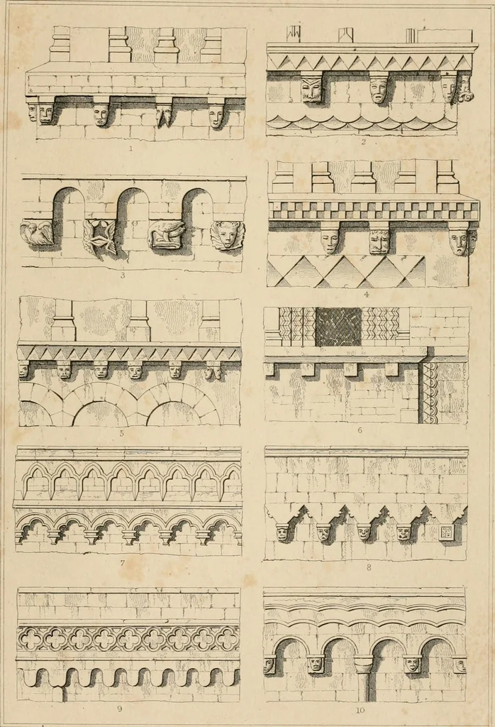 An illustration from A dictionary of the architecture and archaeology of the Middle Ages : including words used by ancient and modern authors in treating of architectural and other antiquities ... : also, biographical notices of ancient architects, 1838, leaf 571