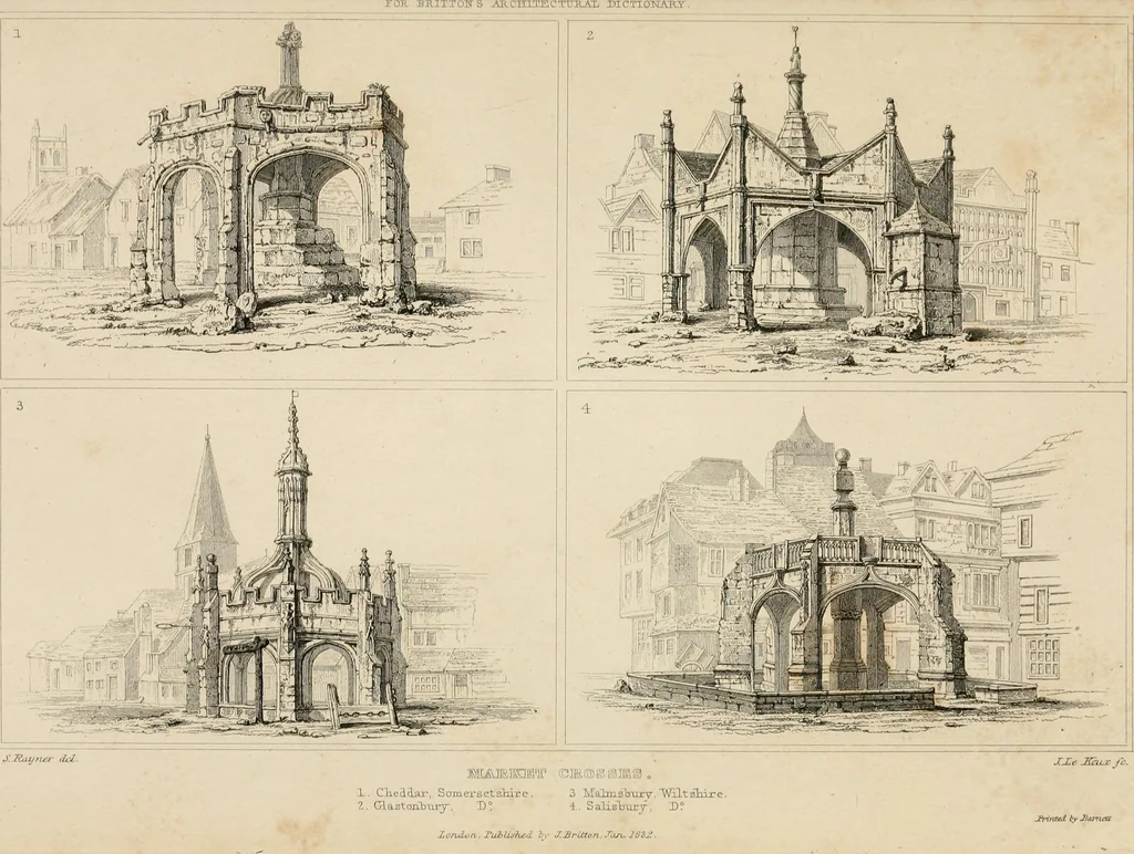 An illustration from A dictionary of the architecture and archaeology of the Middle Ages : including words used by ancient and modern authors in treating of architectural and other antiquities ... : also, biographical notices of ancient architects, 1838, leaf 577
