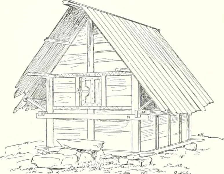 An illustration from A dictionary of architecture and building : biographical, historical, and descriptive, 1902, leaf 107