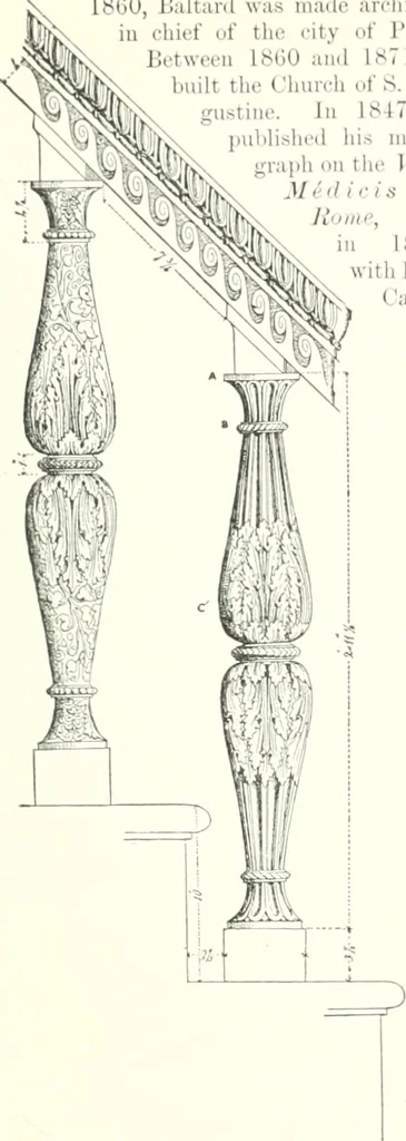 An illustration from A dictionary of architecture and building : biographical, historical, and descriptive, 1902, leaf 126